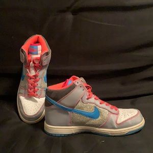Sparkly women’s Nike 6.0 high tops